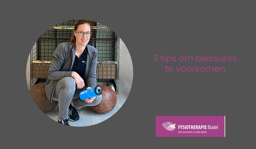 3 tips om blessures te voorkomen